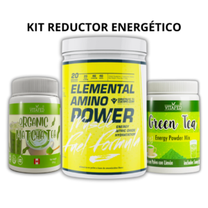 KIT REDUCTOR ENERGÉTICO (AMINO ÁCIDO+ORGANIC MATCHA TEA+GREEN TEA)