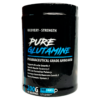 Envase de Pure Glutamine en polvo 200g, suplemento de aminoácido grado farmacéutico para recuperación y crecimiento muscular